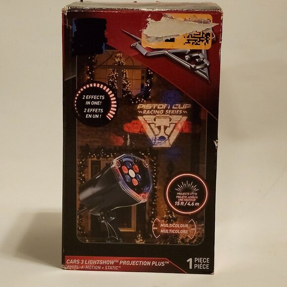 Disney Pixar Cars 3 Lightshow Projection Plus Lamp Gemmy Industries BNIP 2018 - Picture 6 of 8